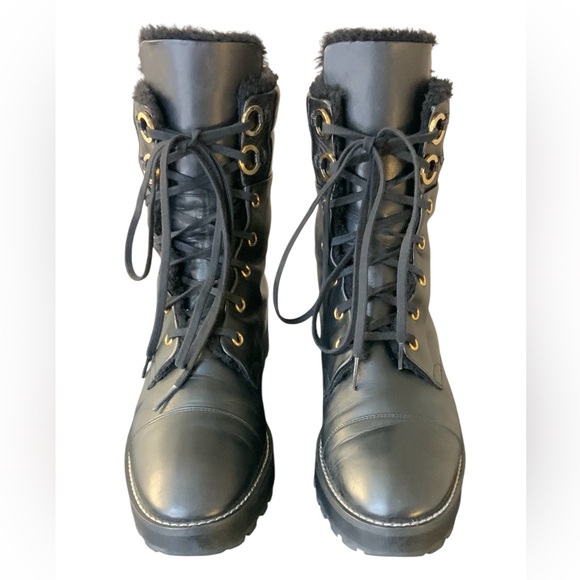Stuart Weitzman Women’s Black Combat Boots - Picture 8 of 8